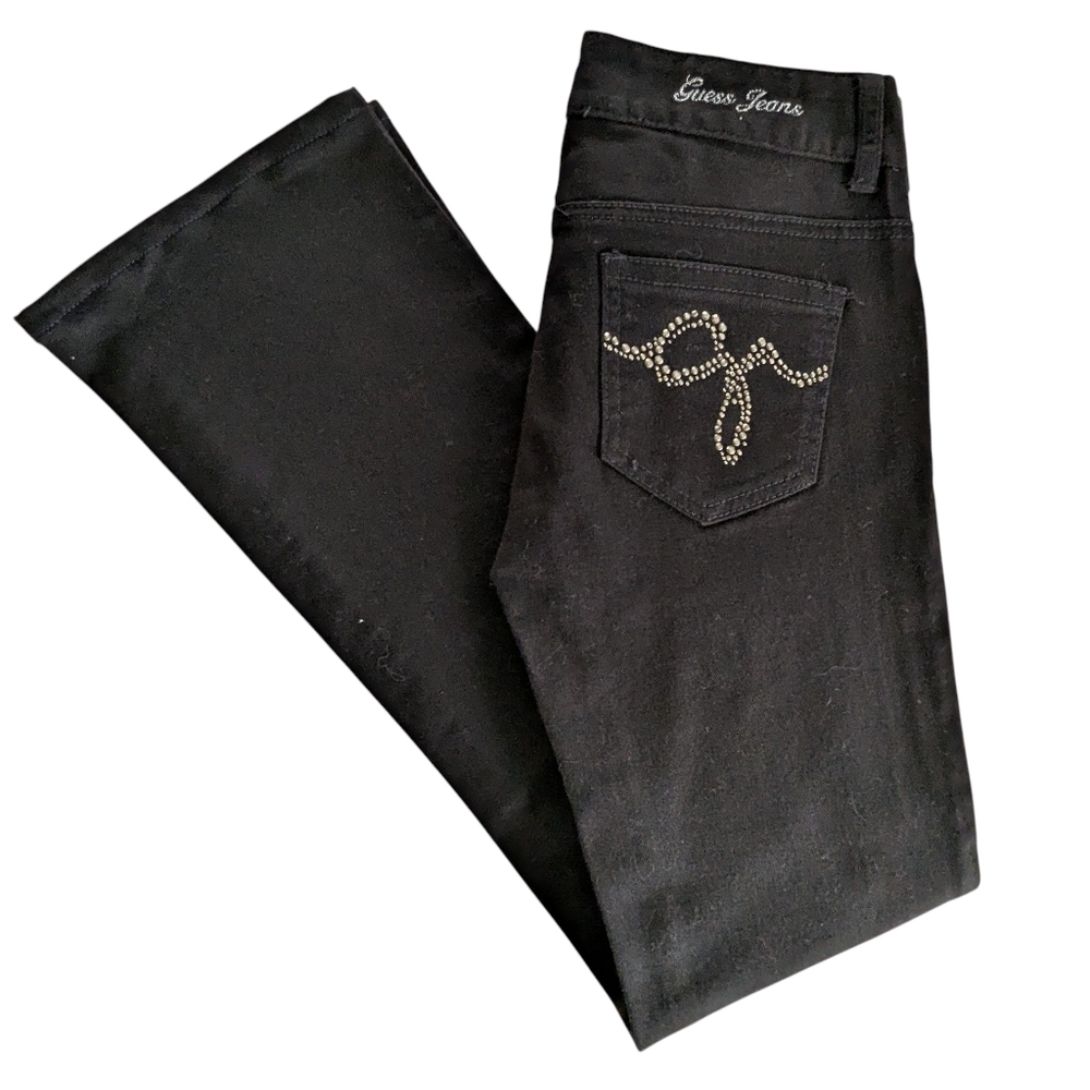 Guess Black Flared Jeans Size 26